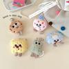 Creative Cartoon Plush Cookies Keychain Cute Stuffed Doll Lovely Bag Pendant Key Hanging Decoration For Girls Gift
