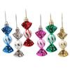 6PCS/Box DIY Christmas Trees Decoration Pendant Electroplating Candy Xmas Ball Window Door Hanging Ornament