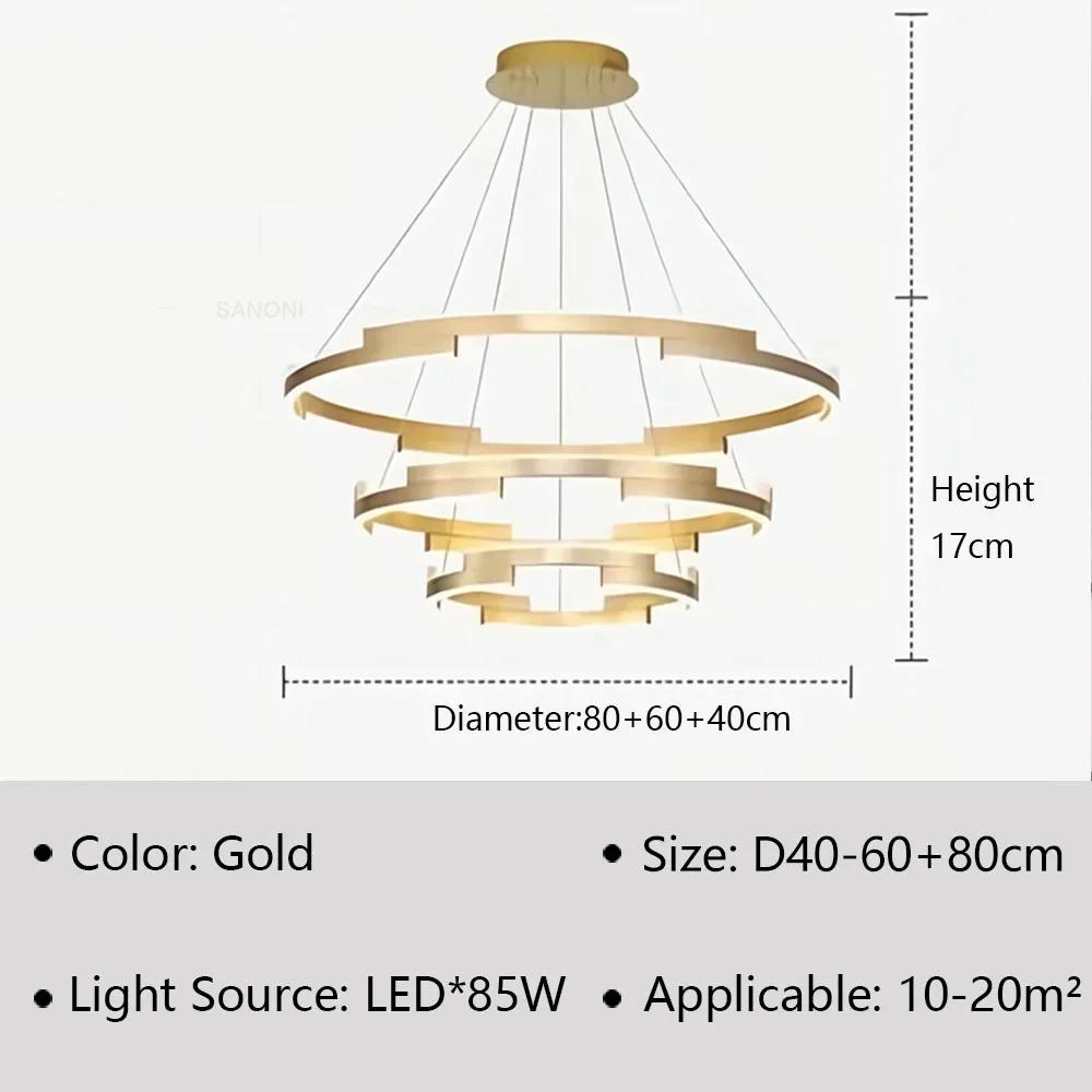 Modern LED Pendant Lamps For Living Dining Room Hall Bedroom Ceiling Chandelier Indoor Home Decoration Lighting Fixture Luster