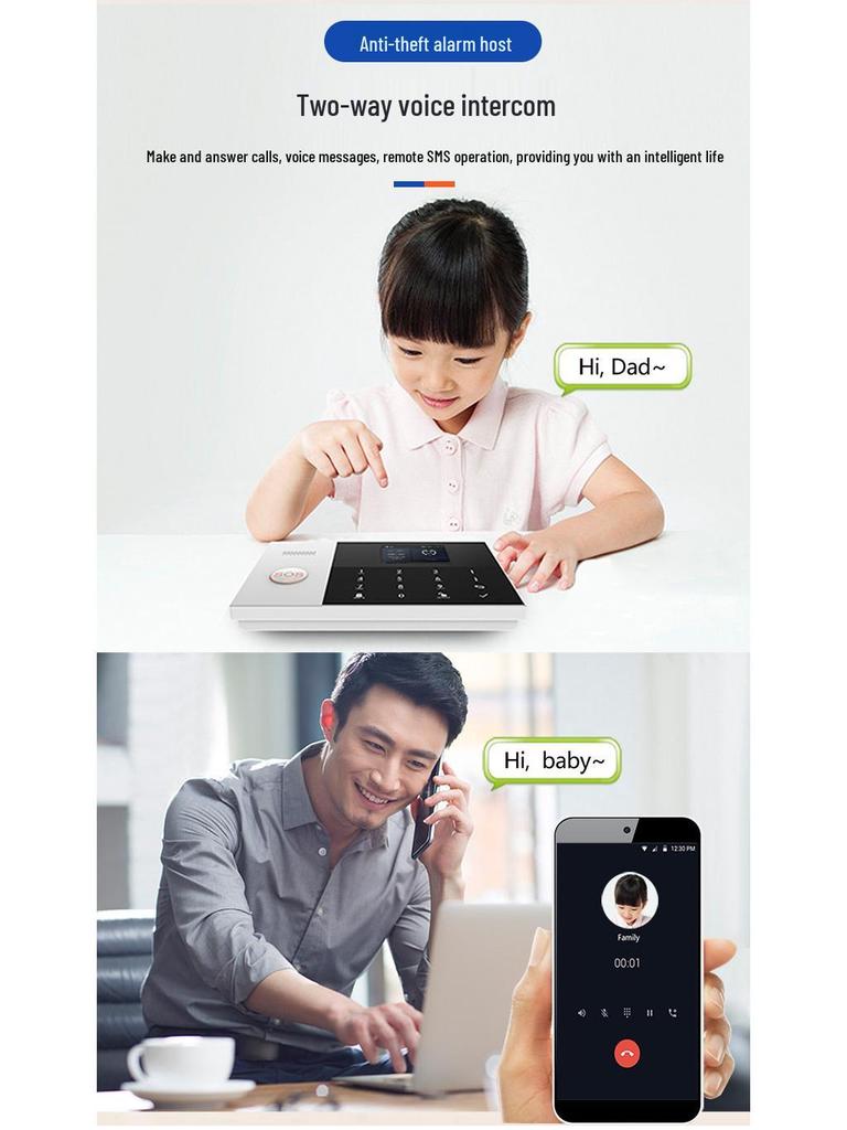 WiFi & GSM Tuya Smart Anti-Theft Alarm System for Home Security