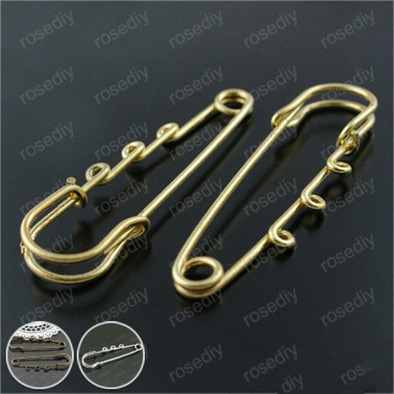 5PCs Multicolor 3 Holes Brooch for Jewelry Making DIY Accessories Handmade Pins & Brooches for Women