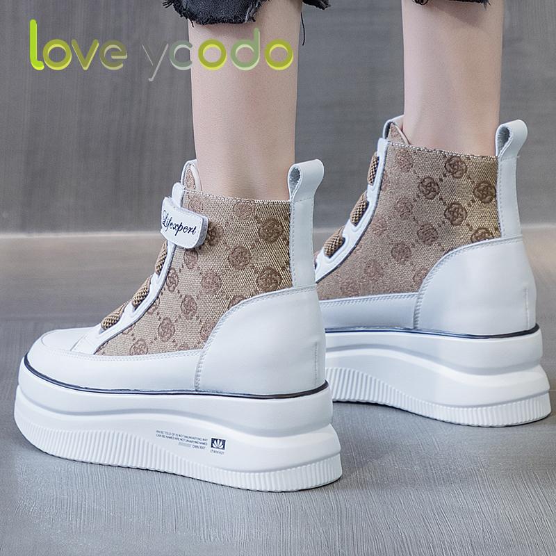 love ycodo Spring and Autumn Women's and Girls' Students Thick Sole Fashion Casual Ankle Boot Shoes