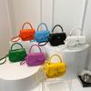 Spring New Fashionable One Shoulder Crossbody Bag Korean Version Simple Small Square Bag Women Simple Casual Bag Women
