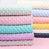 160x50cm Solid Color 3D Embossing Velvet Soft Kids Fabric For Kids Blankets, Plush Dolls, Pillows, Handmade DIY Cloth TJ7286 Sew