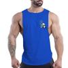 Summer Adult Men'S Fitness Outdoor Crew-Neck Vest Creative Panda Pattern 2d Printed Multi-Color Comfortable Sleeveless Shirt