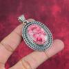 Pink Thulite Gemstone Jewelry, Handmade 925 Solid Sterling Silver Pendant For Her, Amazing Silver Pendant Necklace For Her
