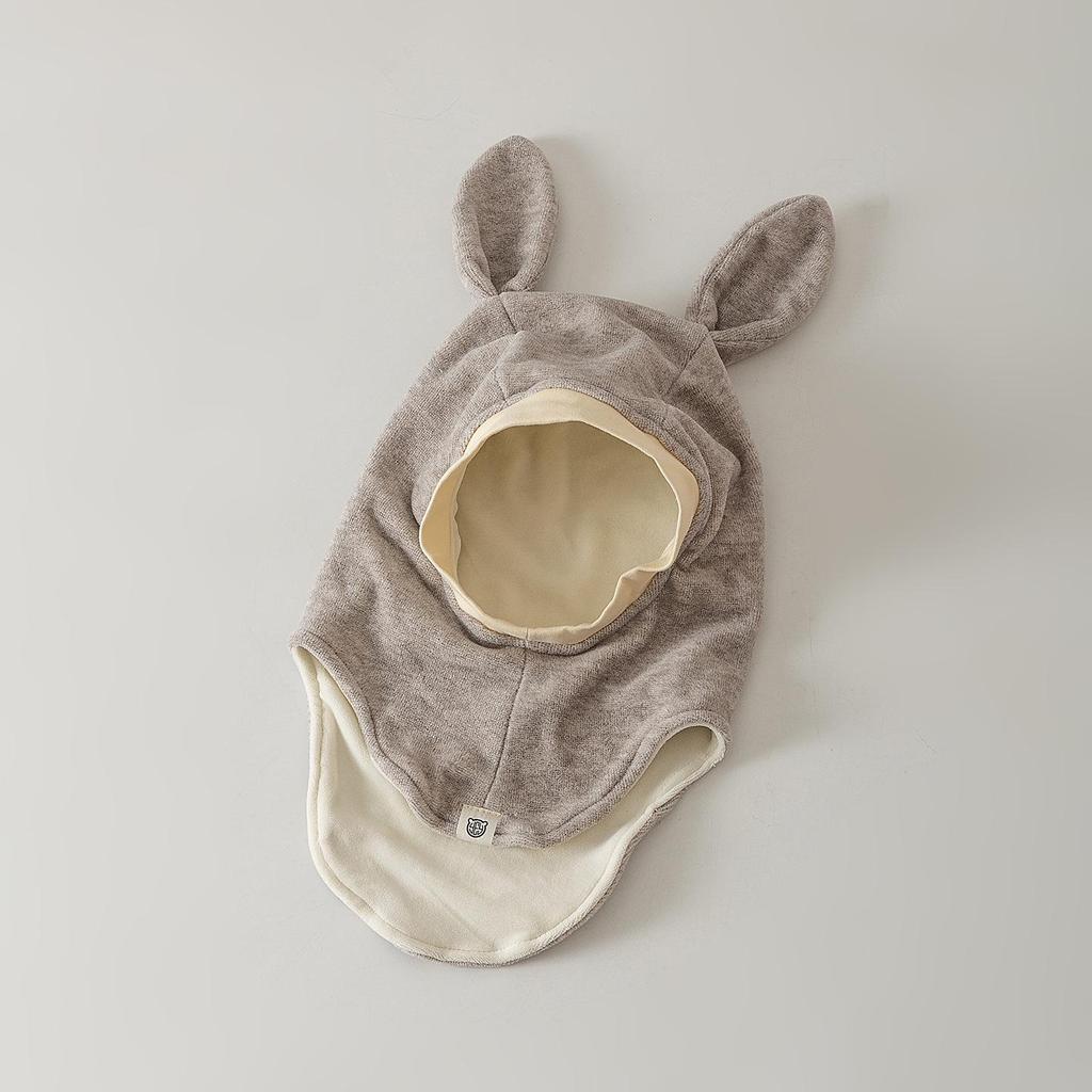 Unisex Baby Winter Hat & Scarf with Rabbit Ears - Windproof and Ear Protecting
