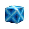 SHASHIBO Shape-Transforming Box - Award-Winning Patented Fidget Cube with 36 Rare Earth Magnets - Transforms Into Over 70 Shapes (Blue Planet)