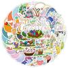 50 Sheets of Nordic Easter Graffiti Stickers, Water Cups, Luggage, Waterproof Decorative Stickers, Creative Festival Stickers