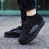 Fashion 2025 New Plus Size Lightweight Men Casual Women's Shoes Wearable Breathable Knitted Shoes Couple Shoes Material Flat Heel Shoes