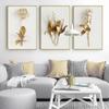 Creative Gold Flowers Oil Painting Home Decoration Canvas Painting Living Room Decoration Digital Oil Painting Cuadros Background Wall Decoration