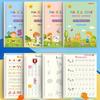 English Groove Calligraphy Set For Kids Reusable Magic Practice Notebook With Pen And Refills 4 Books Writing Learning Educational Supplies