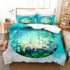 Fashion Home Bedding Quilt Cover Bedroom Home Quilt Cover Pillowcase 3D Printed Animal Quilt Cover Set Deer Motif Bedroom Bedding