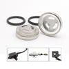 18mm Motorcycle Brake Master Cylinder Reservoir Sight Glass Lens Rubber Gasket×4