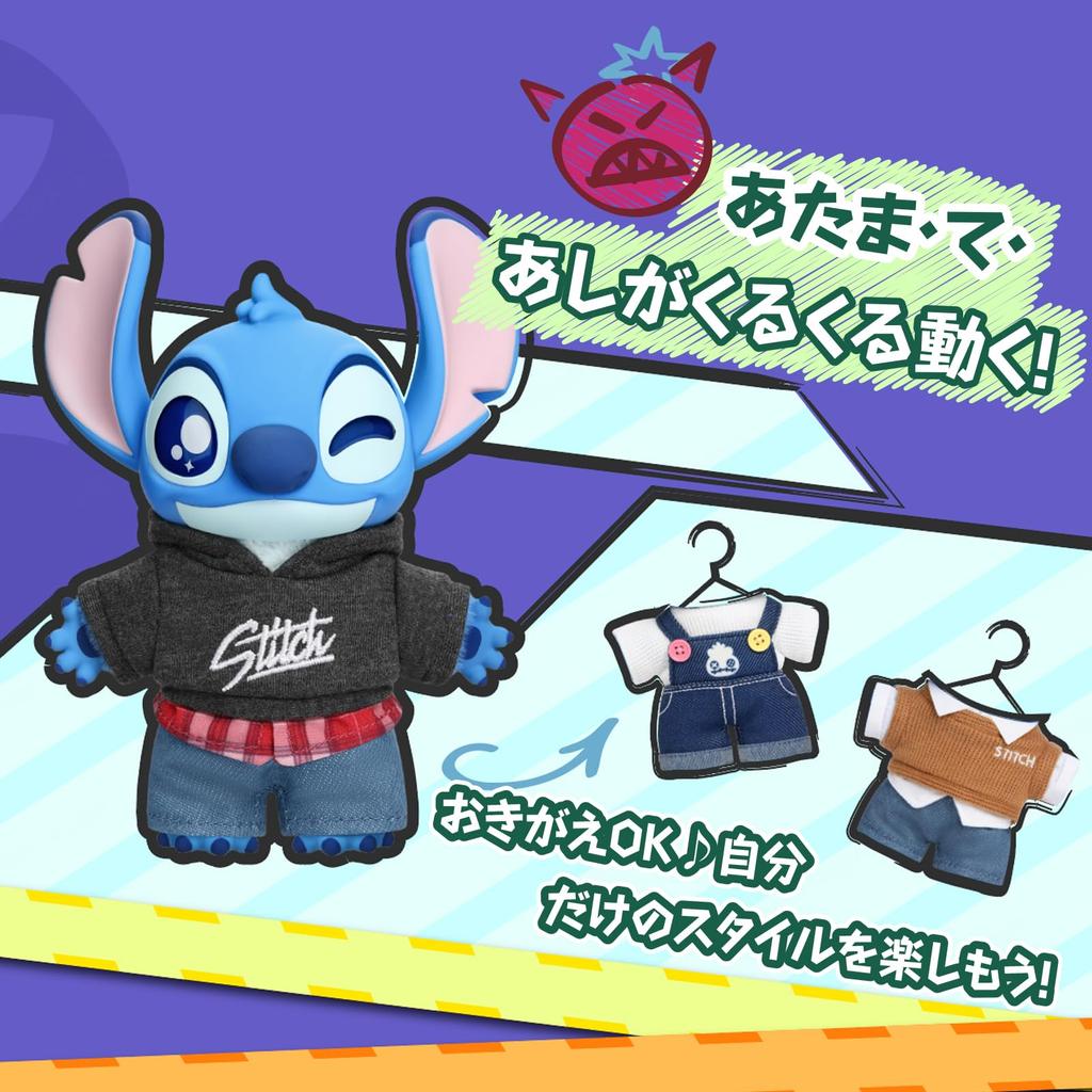 TOP TOY Disney Stitch Dress-Up Show Series Assortment Box 1 Box (6 Pieces) Blind Box Figure