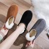Fashion Slip On Winter Shoes Women Snow Boots 2024 Warm Plush Ankle Boots Womens Flat Shoes Lightweight Woman Booties Female Cotton Shoe