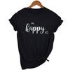 Trendy Fashion English Print, Cotton T-Shirt