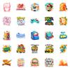 50 Text Decorative Stickers In School Season English Love To School Graffiti Stickers DIY Suitcase Notebook