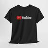 YouTube Black T-Shirt – Unisex Creator Logo Tee for Men or Women