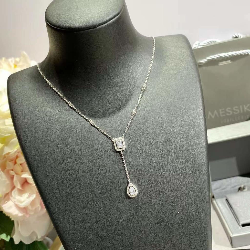 Распродажа Новые Модные Супер Популярные Брендовые Классические Европейские Роскошные Ожерелья Для Женщин Геометрические Подвески-Шармы с Цирконием