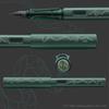LAMY Harry Potter Slytherin Special Edition Fountain Pen with House Engraving EF Size Steel Nib Lightweight Aluminum Body Includes LAMY T 10 Blue