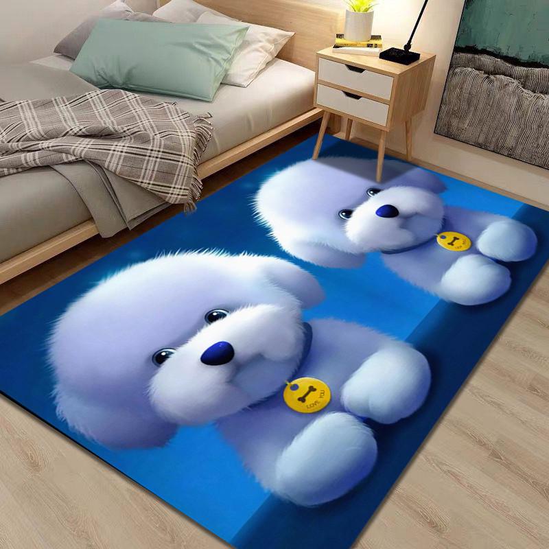 Nordic Cartoon Pattern Carpet for Living Room or Bedroom
