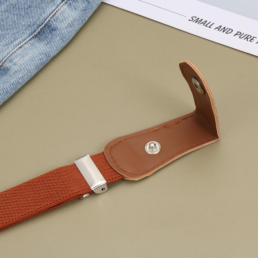 Fashion Boys and Girls Stretch Stretch Canvas Kids belts Waist Belt Buckle-Free Belt