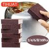 2/4/6/8/10/20pc Carborond Brush To Remove Rust, Cleaning From Scale, Clean Wiping for The Hob, Kitchen Sponge
