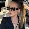 Retro Square Sunglasses Women 2025 Luxury Brand Designer For Men Small Square Sun Glasses New Ladies Vintage Eyeglasses