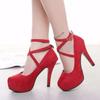 Fashion Sexy Classic High Heels Women's Sandals Summer Shoes Ladies Ankle Strap Pumps Platform Heels Woman Strappy Shoes