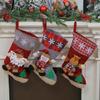 Christmas Stocking Fireplace Decoration Santa Stocking Eye-catching Decor