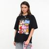 Western Style New Fashion Casual Loose Round Neck Print Cotton T-shirt Top Loose Printed T-shirt
