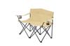 UP Outdoor Chair Camping 2 Person Bench Double Arm Chair Folding Chair with Storage Bag Limited! ]SOLO M-2070