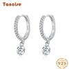 Tancise 925 Sterling Silver Zircon Earrings Drop Earrings For Women Wedding Party Gifts