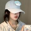 Korean Style Earphone Cat Sun Hat Solid Color Peaked Cap Plush Doll Baseball Cap Girl