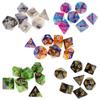 7pcs/Set Playing Games for RPG Dungeons Mixed Color Dice Polyhedral Dice Double-Colors Acrylic Dice
