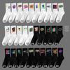 Men's Black & White Mid-Tube Sports Cotton Socks - Large Size, Basketball, Autumn/Winter