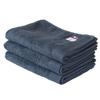 Bloom Imabari Towel Certified Long Face Towel Ciel Set of 3 Water Absorbent Quick Drying Head Wrap Hair Drying Towel 34 X 100 Made In Japan (Navy)
