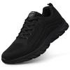 Gitzing Running Sneakers for Men and and Athletic Size Cm Ultra-Lightweight Women, Walking, Jogging, Shoes, Black, 27.0