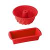 Kougelhopf Mold and Cake Mold In Red Silicone Dr. Oetker Flexxibel Love Ref. 9926350