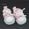 1 Pair Doll Shoes Mini Lace-Up Canvas Sneakers for 17cm Dolls Fingerboard Mini Finger Shoes Toy Accessory Realistic Design Creative Gift