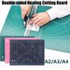 Double-sided Patchwork Carved Paper Cutting Board Cutting Mat Engraving Pad Handwriting Plank