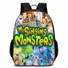 Monster Music Backpack Men's and Women's Fashion School Bag Backpack