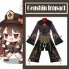 Genshin Hutao Impact Cosplay Costume Uniform Wig Cosplay  Hu Tao Halloween Hat