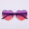 Adults Colorful Candy Color Party Sun Glasses Shades Heart Glasses Heart-shaped Sunglasses