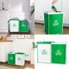 Kitchen Separate Recycling Waste Bin Bags Recycle Garbage Trash Sorting Bins Organizer Waterproof Baskets Home Storage
