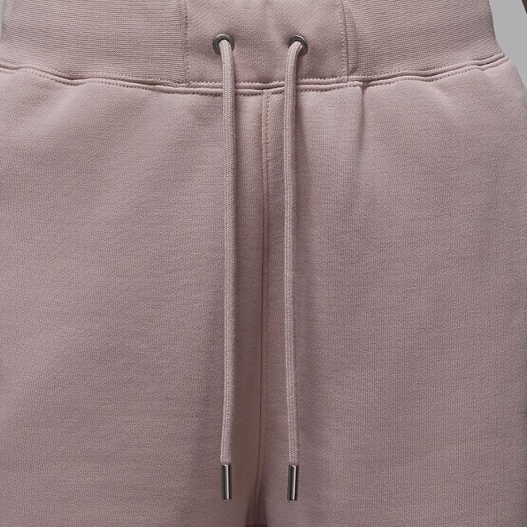 Jordan Flight Fleece Fashion Loose Straight Leg Fleece Pants Women Bottoms Oxford-Pink FV7156601
