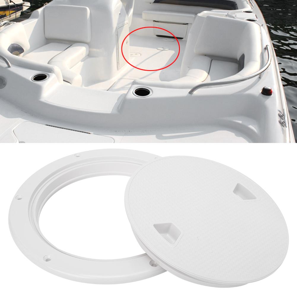 ABS Boat Deck Inspection Access Hatch Cover Non Slip Anti Corrosive Screw Out Round Plate(6in )