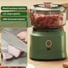 Electric Garlic Meat Masher Press Dual Purpose Garlic Puree 350ml Kitchen Food Shredder Usb Charging Meat Grinder Vegetable