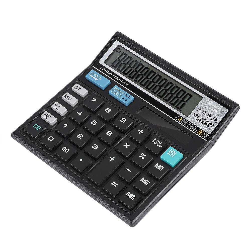 Former Data Check Solar Calculator 12-bit Large Screen Precise Data Solar Scientific Calculator